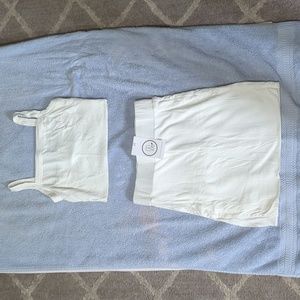 LB white 2 piece set